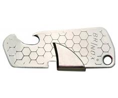 BRINOX Dosenöffner, Siehe Beschreibung, grau, 7,4 x 2,8 x 0,27 cm