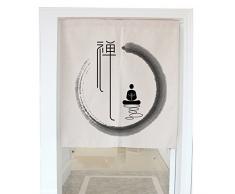 Zegoo Crazy Cart Noren Türdurchgangs Vorhang Stickset mit Chinesischen Stil Chinesisch 33.5x59.1(85x150cm) Cml14