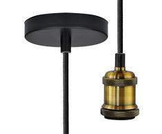 Segula LED Lampe, Messing schwarz