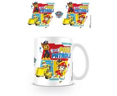 PAW PATROL Call Ceramic Mug Kaffeetassen, Keramik, Mehrfarbig, 7.9 x 11 x 9.3 cm