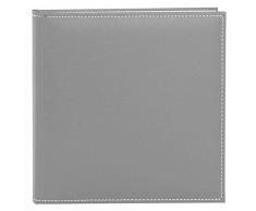 Goldbuch Gästebuch mit Lesezeichen, Cezanne, 23 x 25 cm, 176 weiße Blankoseiten Schreibpapier, Kunstleder, Stein, 50809