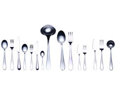 MEPRA Hohlgriff Natura Ice Besteck Set, Silber, 126