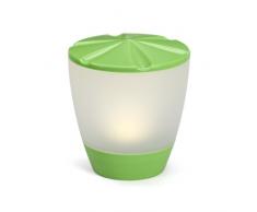 Konstsmide Assisi Turner Solarleuchte LED 7107-900 B: 9,9cm H: 11,1cm / 2xNiMH Akku AA / Kunststoff / grün