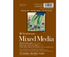 Strathmore Mixed Media Pergamentpapier Pad 6Â x Wandbild 8-inch15Â Blatt, andere, mehrfarbig