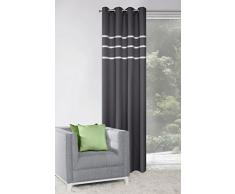 Eurofirany Vorhang, Stoff, Grafit, 140x250cm
