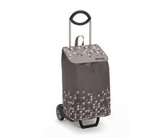 Gimi Trolley Ideal Einkaufstrolley, Vliestasche, taubengrau, 50 l Fassungsvermögen, 30 kg Höchstlast