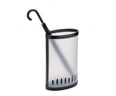 ALBA Schirmständer PMKIT B38xH60xT22,5 cm schwarz/transluzent weiß