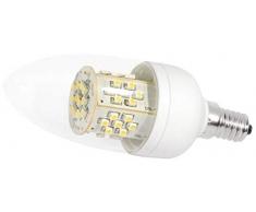 Transmedia LED Lampe, Glas, E14, warmweiß, 1-er Pack