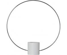 Star Dekoleuchte, Holz, Chrom/Weiß