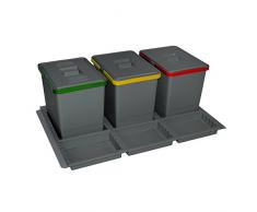 ELLETIPI ptc28 08050 1 F C10 PPV Mülleimer Mülltrennung mit Schublade