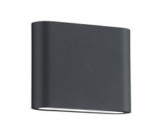 Trio Leuchten LED Außenleuchte Thames II 227560242, Aluminium anthrazit, 2 x 2.5 Watt