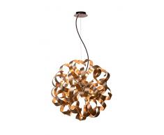 Lucide ATOMA - Pendelleuchten - Ø 60 cm - LED - G9 - 12x4W 2700K - Kupfer