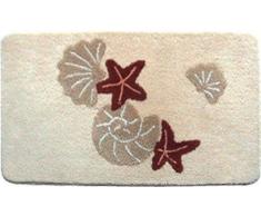 SANWOOD 8012712 Mare Badteppich, 100% Polyacryl, Table tuft, 60 x 100 cm