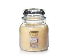YANKEE CANDLE Tumbler Kerze mit Vanilla Cupcake Duft, cremefarben, M Jar Candle