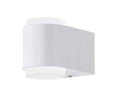 EGLO Briones Außen Wandleuchte, Aluguss, 3 W, Weiss