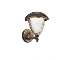 Trio Leuchten LED Außenleuchte Gracht 221960128, Druckguss Aluminium rostfarbig antik, 1x 6 Watt