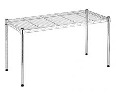 Whitmor Supreme Weit Stacking Regal, Metall, Chrom, 35.56 x 76.2 x 38.1 cm