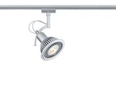 Paulmann 952.80 URail System LED Spot Roncalli II 1x11W GU10 Chrom matt 230V Metall 95280 Deckenleuchte Deckenlampe Schienensystem
