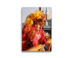 Premium Textil-Leinwand 30 x 45 cm Hoch-Format Masken der Sehnsucht - Karneval in Venedig | Wandbild, HD-Bild auf Keilrahmen, Fertigbild auf hochwertigem Vlies, Leinwanddruck von Gerwin Kästner