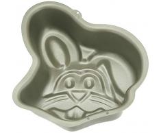 Städter 601079 Backform Hasengesicht, Antihaftbeschichtet, grau, 26 x 17 x 3 cm,