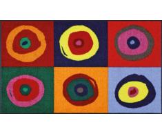 Wash+Dry Fußmatte Sergej, 75x120 cm, innen und außen, waschbar, bunt