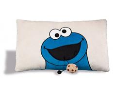 Nici Sesamstraße Kissen Krümelmonster Rechteckig, Blau, 43 x 25 cm