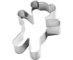 Birkmann 1010702110 Ausstechform Teddy-Bär 6,5 cm, Kunststoff, Grau, 5 x 3 x 2 cm