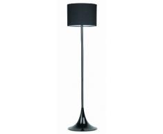 Faro Barcelona Black 29764 – Tischlampe und Stehlampe, 60 W, Metall und Textilschirm.