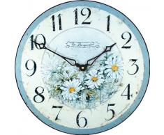 Roger Lascelles Wanduhr Gänseblümchen-Motiv