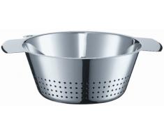 RÖSLE Seiher konisch Ø 24 cm, Edelstahl 18/10, Schüttrand, Profiqualität, spülmaschinenfest