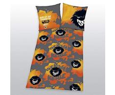 Herding Die Wilden Kerle Bettwäsche-Set, Bettbezug 135 x 200cm, Kopfkissenbezug 80 x 80cm, Baumwolle/Renforcé