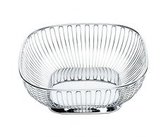 Alessi Drahtkorb, viereckig aus Edelstahl