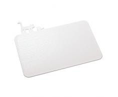 koziol Schneidebrett [pi:p], Kunststoff, cotton white, 25 x 29.8 x 0.5 cm