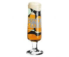 Ritzenhoff Beer Bierglas, Kristallglas, Schwarz, Grau, Weiß, Türkis, 5.5 cm