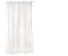 Tatay 5520001 - Duschvorhang, Polyester, Weiß, 140 x 200 cm