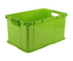 Rotho Agilo Aufbewahrungsbox 55 l, Kunststoff (PP), grün, 55 Liter / A3 (59 x 39 x 31 cm)