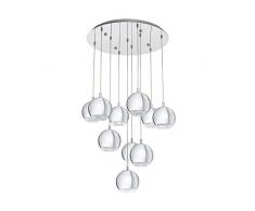 EGLO CONESSA Hängeleuchte 10-flammig, Stahl, 3.3 W, chrom