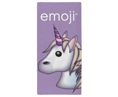 Emoji-Einhorn Handtuch, Lila