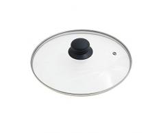 ORYX 5023420 – Glasdeckel für Bratpfanne 24 cm, weiß, 25 x 25 x 7 cm