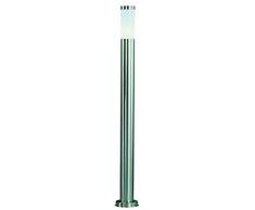 Globo Außenleuchte Sockel Edelstahl opal exklusiv 1 x 60 W, E27 Illu/Kerze, 220 V, H: 110 cm ø 13 cm bzw., 7.6 cm 3159