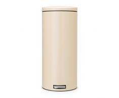 Brabantia Treteimer mit Kunststoffeinsatz, 30 Liter creme
