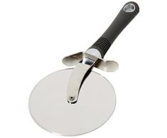 Kitchen Craft Pizzaschneider 10cm mit Komfortgriff, Edelstahl, Silber/Grau, 28 x 18 x 18 cm