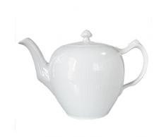 Royal Copenhagen - Weiß Gerippt Teekanne 1 l