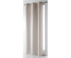 Douceur DIntérieur - 1604327, Vorhang Mit Osen , 140 X 240 Cm , Occult , Verdunkelungsvorhang Unifarben , Beige