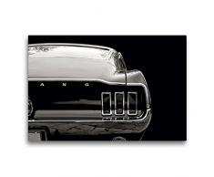 Premium Textil-Leinwand 75 x 50 cm Quer-Format US-AutoklassikerWildpferd | Wandbild, HD-Bild auf Keilrahmen, Fertigbild auf hochwertigem Vlies, Leinwanddruck von Beate Gube