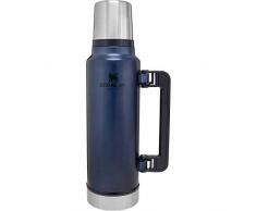 Stanley Classic Legendary Bottle 1,4 Liter / 1.5QT Nightfall - Edelstahl-Thermoskanne | BPA-frei |Hält 40 Stunden heiß | Deckel fungiert als Trinkbecher | Spülmaschinenfest | Lifetime Warranty