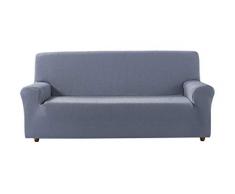 Zebra Textil Betina Elastische Sofa-Husse, Stoff, Hellblau, 2 Plazas