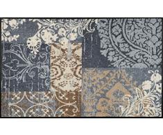 wash+dry Fußmatte Vintage Patches, 75x120 cm, innen und außen, waschbar, bunt