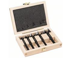 Bosch Professional 5tlg. Forstnerbohrer Set (für Holz, Ø 15/20/25/30/35 mm, Länge 90 mm, Zubehör Bohrmaschine)