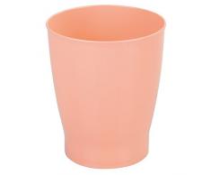 iDesign 19947EU Franklin Abfalleimer Mülleimer, 19,7 x 0,254 x 23,2 cm, coral, Plastik